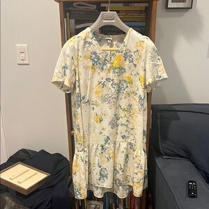 A New Day Cream Floral Mini Dress